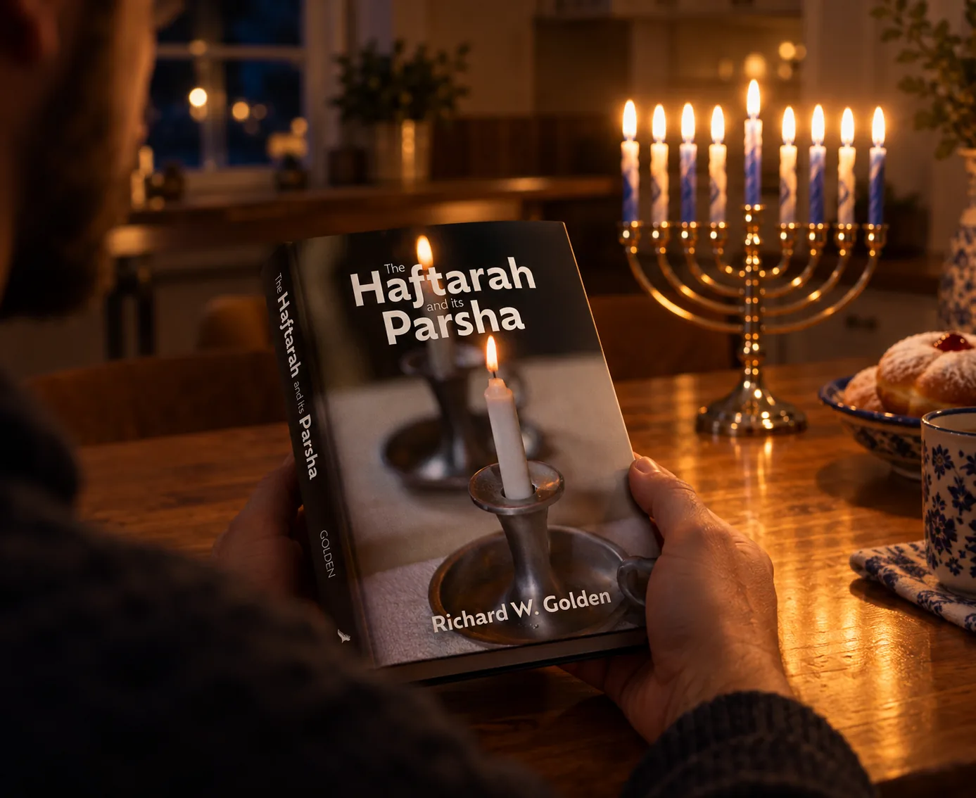 Reading The Haftarah and Its Parsha by the light of the Chanukah menorah